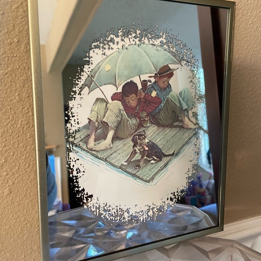 Norman Rockwell Brytone Mirror Print 8x10